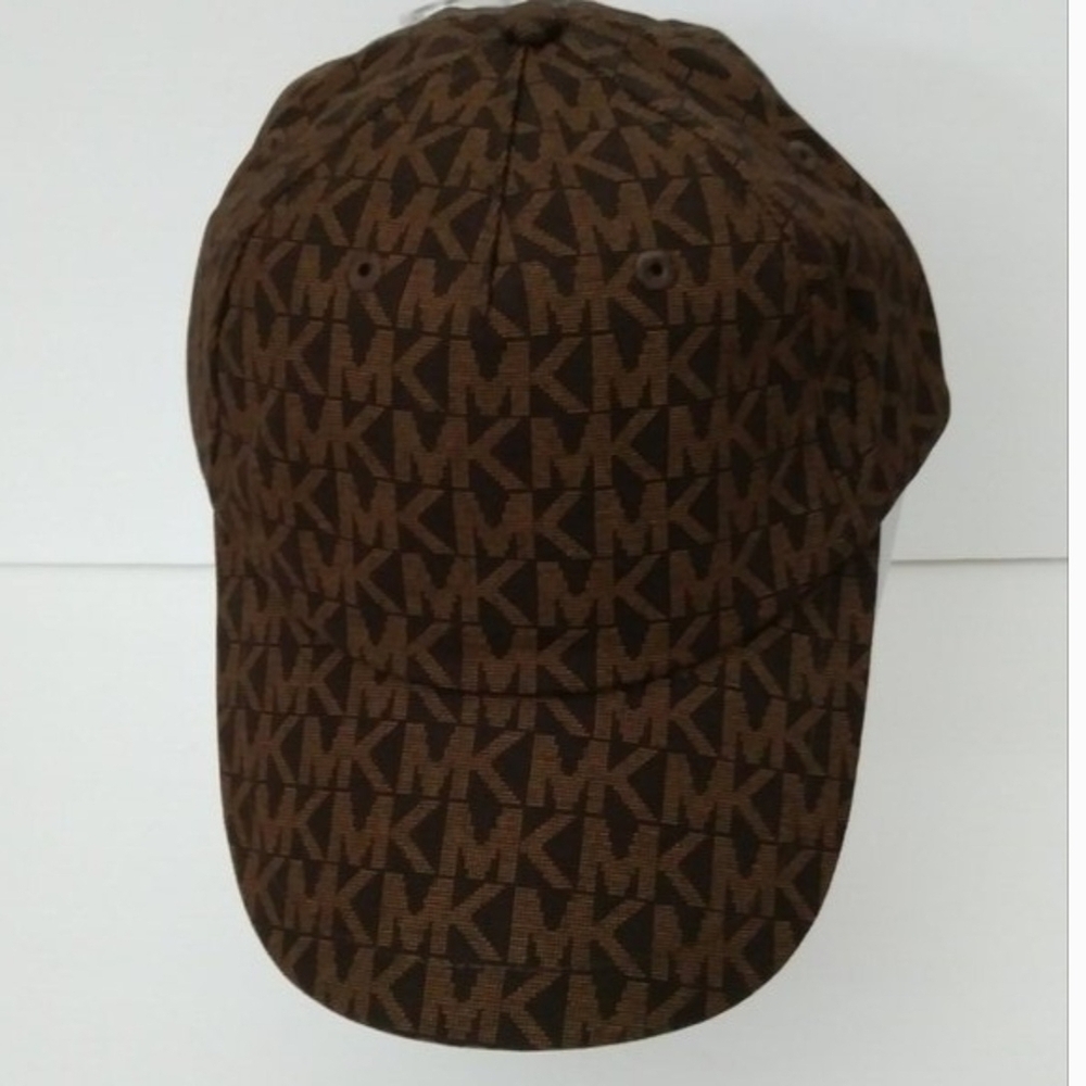 Michael Kors Dark Brown Monogram Hat